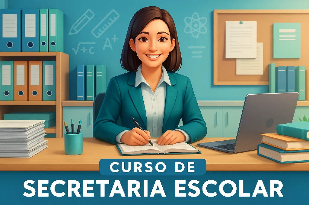 Capa do curso SECRETARIA ESCOLAR